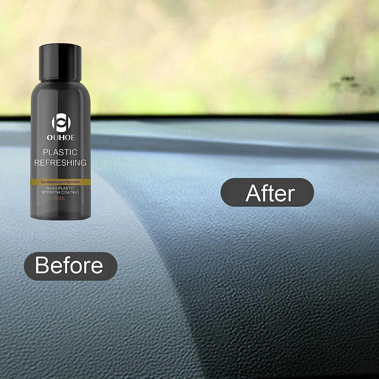 Nano Plastic Revitalizing Coating Agent for Car 100ml (Pack of 2)