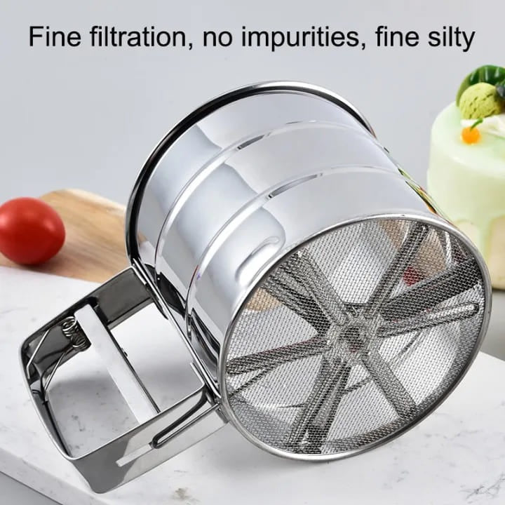 Stainless Steel Flour Sifter (Atta Chhani)