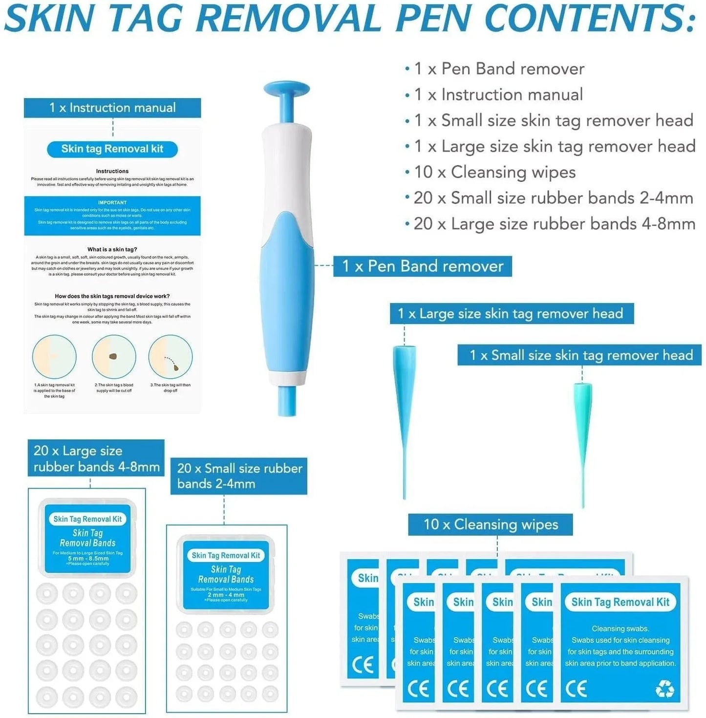 Skin-Tag Remover Double Headed Pen Set