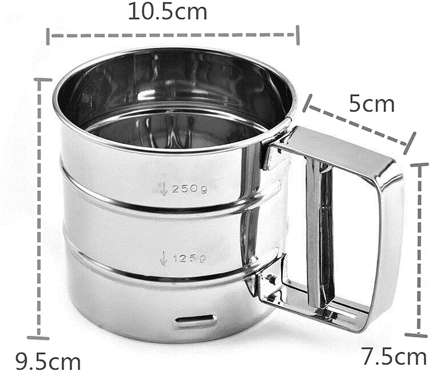 Stainless Steel Flour Sifter (Atta Chhani)