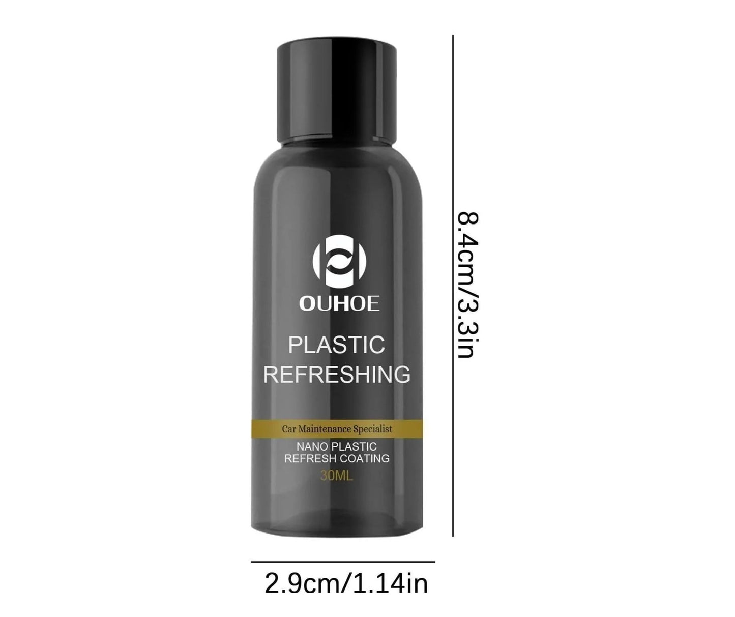 Nano Plastic Revitalizing Coating Agent for Car 100ml (Pack of 2)